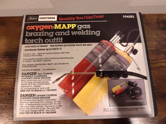 Craftsman Oxygen-MAPP Gas Brazi g and Welding Torch Oirfit