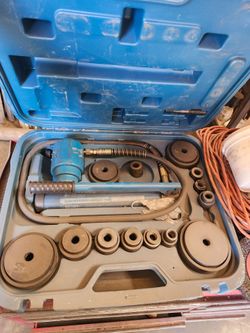 Te temco hydraulic knockout punch set th0037