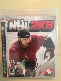 Sony PlayStation ps3 nhl 2k8