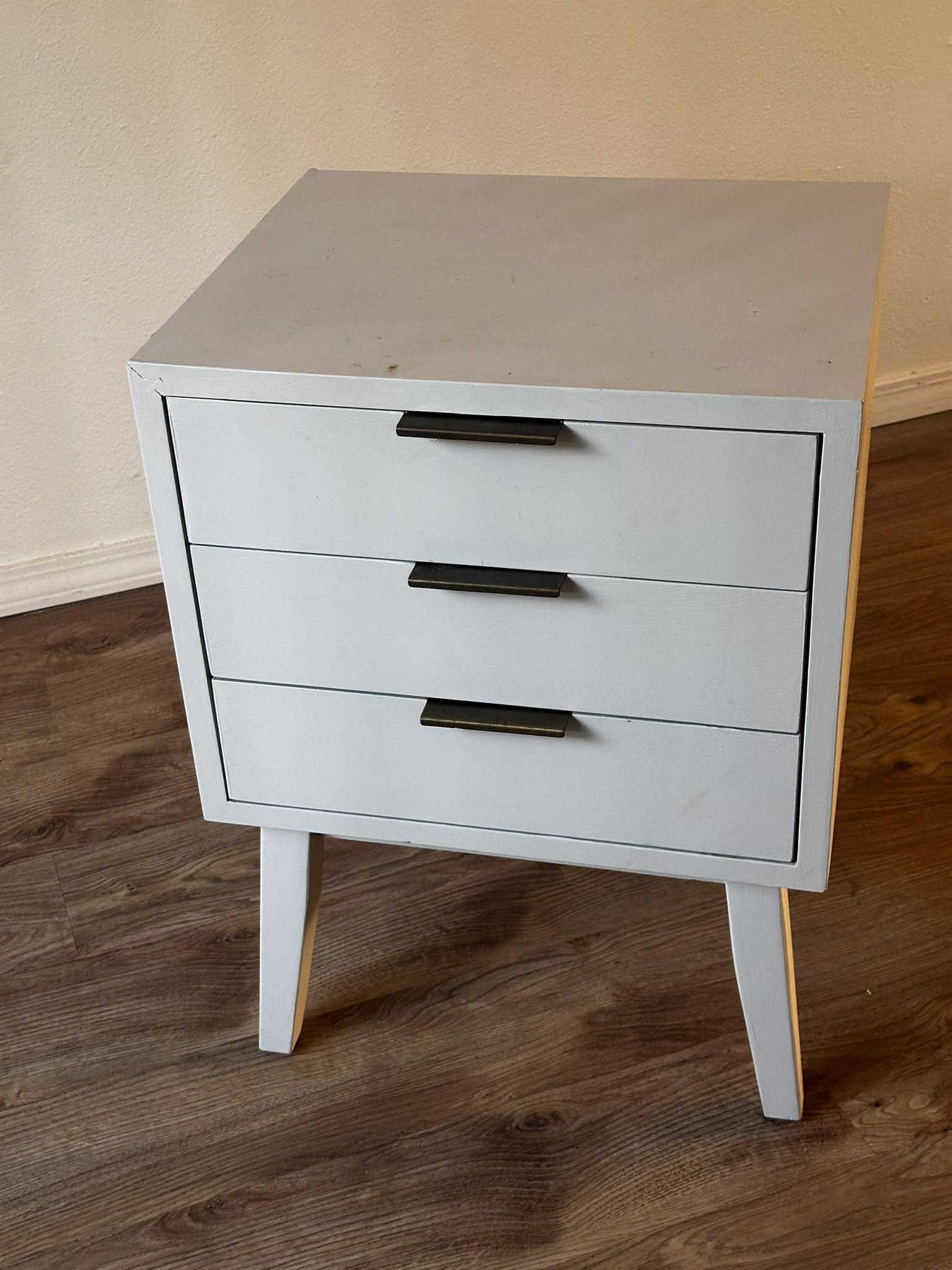 Bedside table — Gray, Mid-Century style