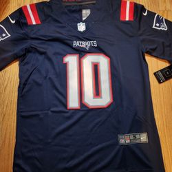 New England Patriots New England Patriots Rugby uniform No.10 Drake Maye jersey