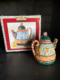 Debbie Mumm Collectible Mini Teapot