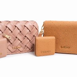 ✨👜 2 BEBE Crossbody Purse & Wallet Sets – Stylish Designer Bags • Beautiful Neutral Colors