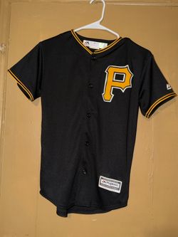 Majestic MLB Baseball Pittsburgh Pirates Youth Boys Jersey Size Medium 10-12 Used