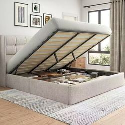 ❤️🔥ON SALE King Size Lift Up Storage Bed Frame 