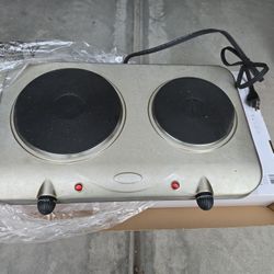 Portable Electric Stove With 2 Burners