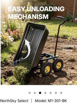 Brand new, Hauling Cart, Tilt Wagon, 600# capacity, in box