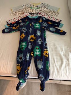 Baby Boy Sleeper Onesie Bundle – 5 Pieces 18 Months