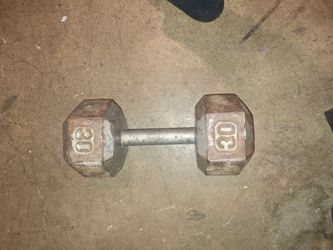 Single 30lb dumbell