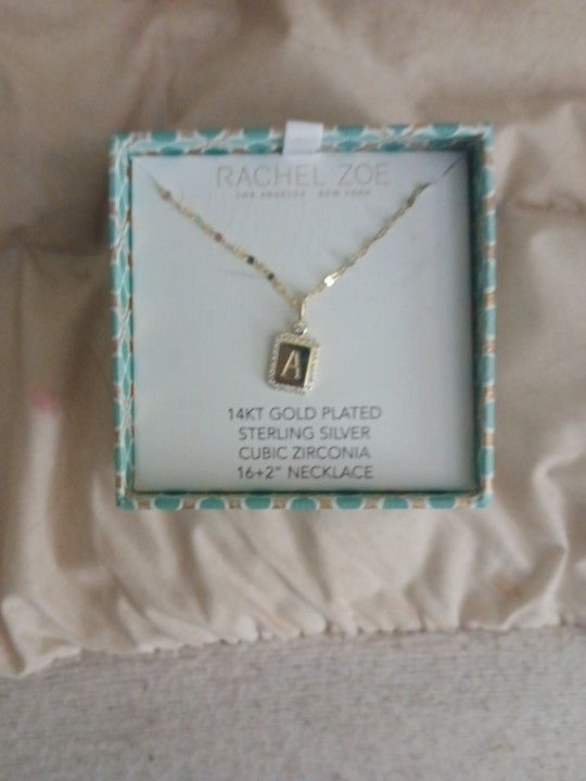 14kt Gold Plates Sterling Sliver Rachel Zoe 16+2 Necklace