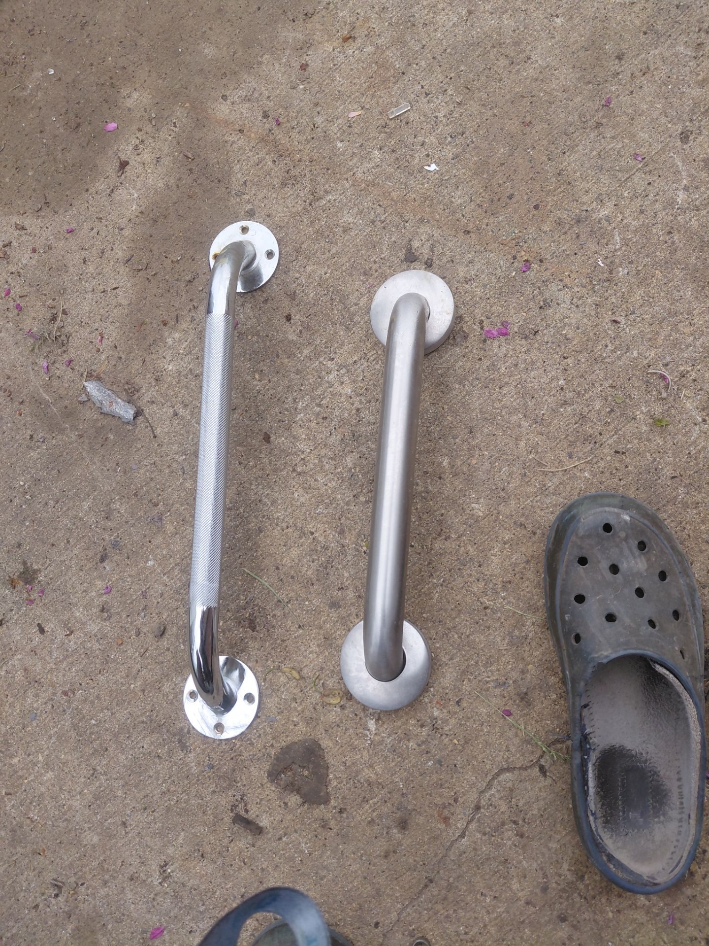 Stainless steel wall handles