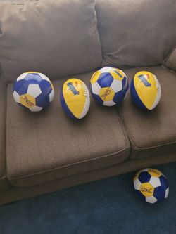 Brand new Soccer Balls & Footballs. $4.00 ea.