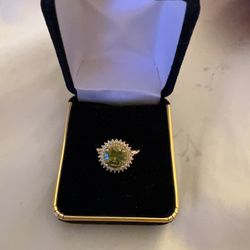 Gold Plated Ring Size 7,   $15