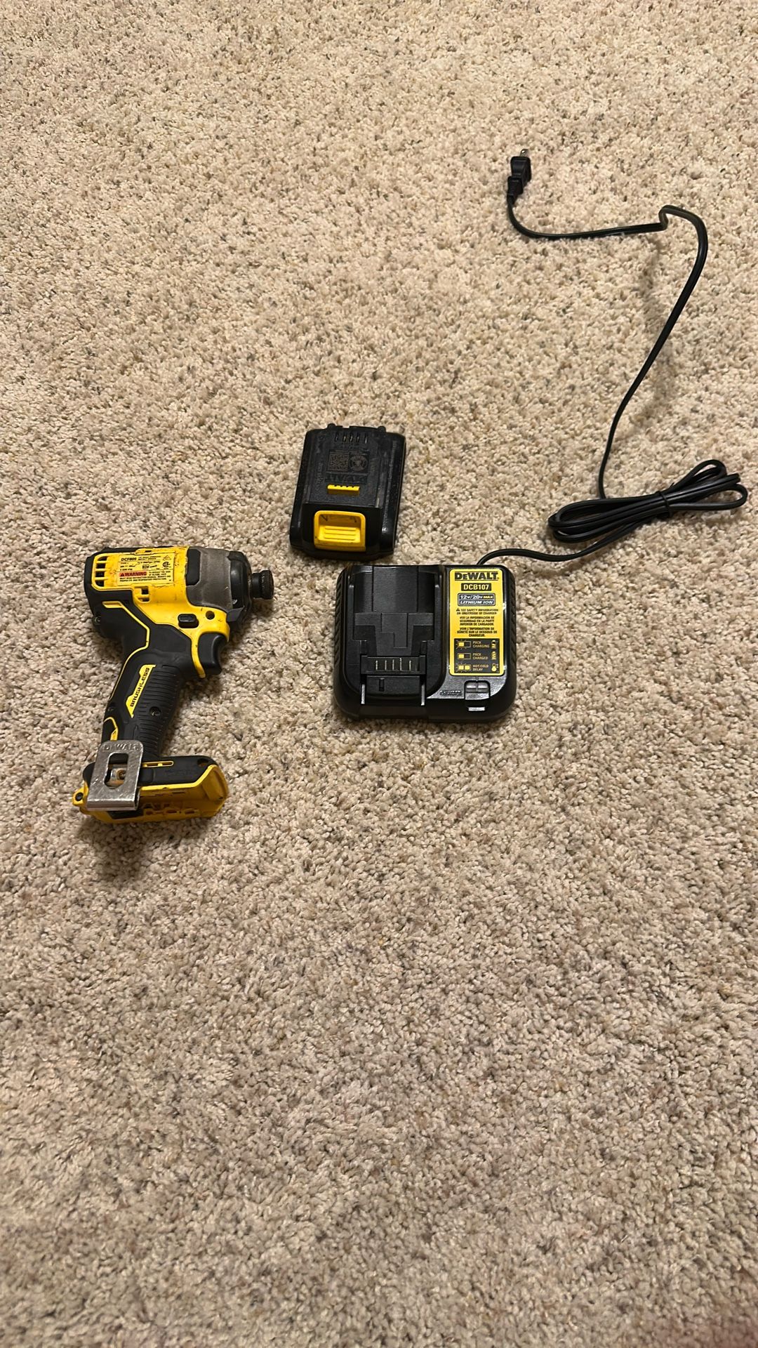 Drill battery charger
