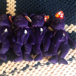 TY “Princess” Bears 4-10