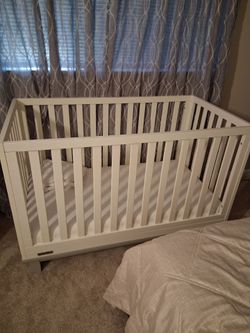 Crib and mattress for sale