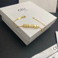 color block letter bracelet game home advanced building blocks niche foreign style necklace bracelet ins tide