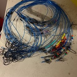 Laeder  Hooks 9   7. 10.  3 Ft