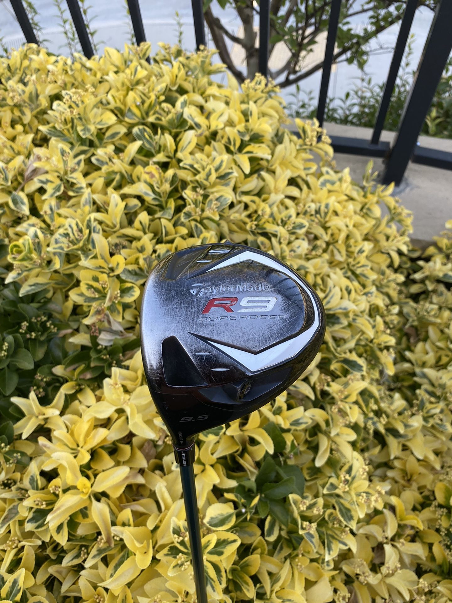NICE CUSTOM TAYLORMADE R9 TP SUPERDEEP BBLB TOUR BLACK GOLF DRIVER 9.5 W CUSTOM ORDERED EI-70 GRAPHITE X ***$70