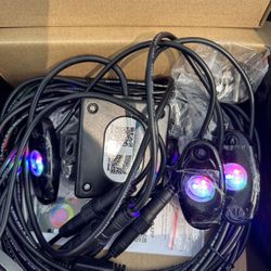 Chipcolor 12 Pods LED Rock Lights Kit, APP/RF Control Multicolor MagicRGB Underglow Neon Lights Waterproof Brake Light Music Mode Exterior Rock Lights