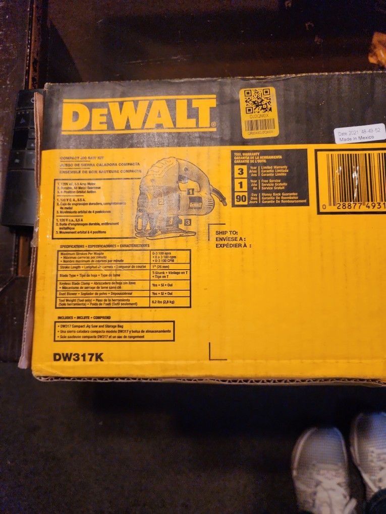 Dewalt Jig Saw