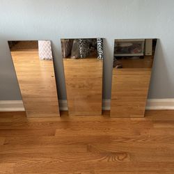 3 Pc Of Mirror Size 21,5x9”
