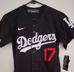 Black Los Angeles dodgers shohei ohtani jersey