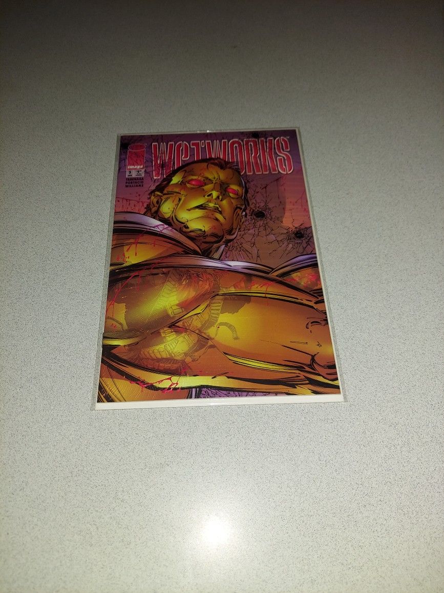 1995 WET WORKS #5 COMIC BAGGED AND BOARDED