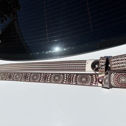 Lazer Cut Leather Belts 