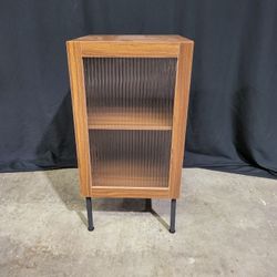 Glass Door Side Table