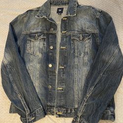 GAP Mens Jean Jacket - LARGE 