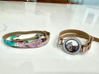 Origami owl wrapped bracelet