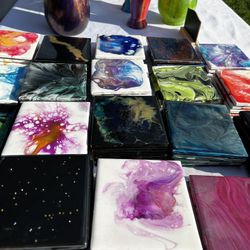 Unique Vases Coaster Any Color 