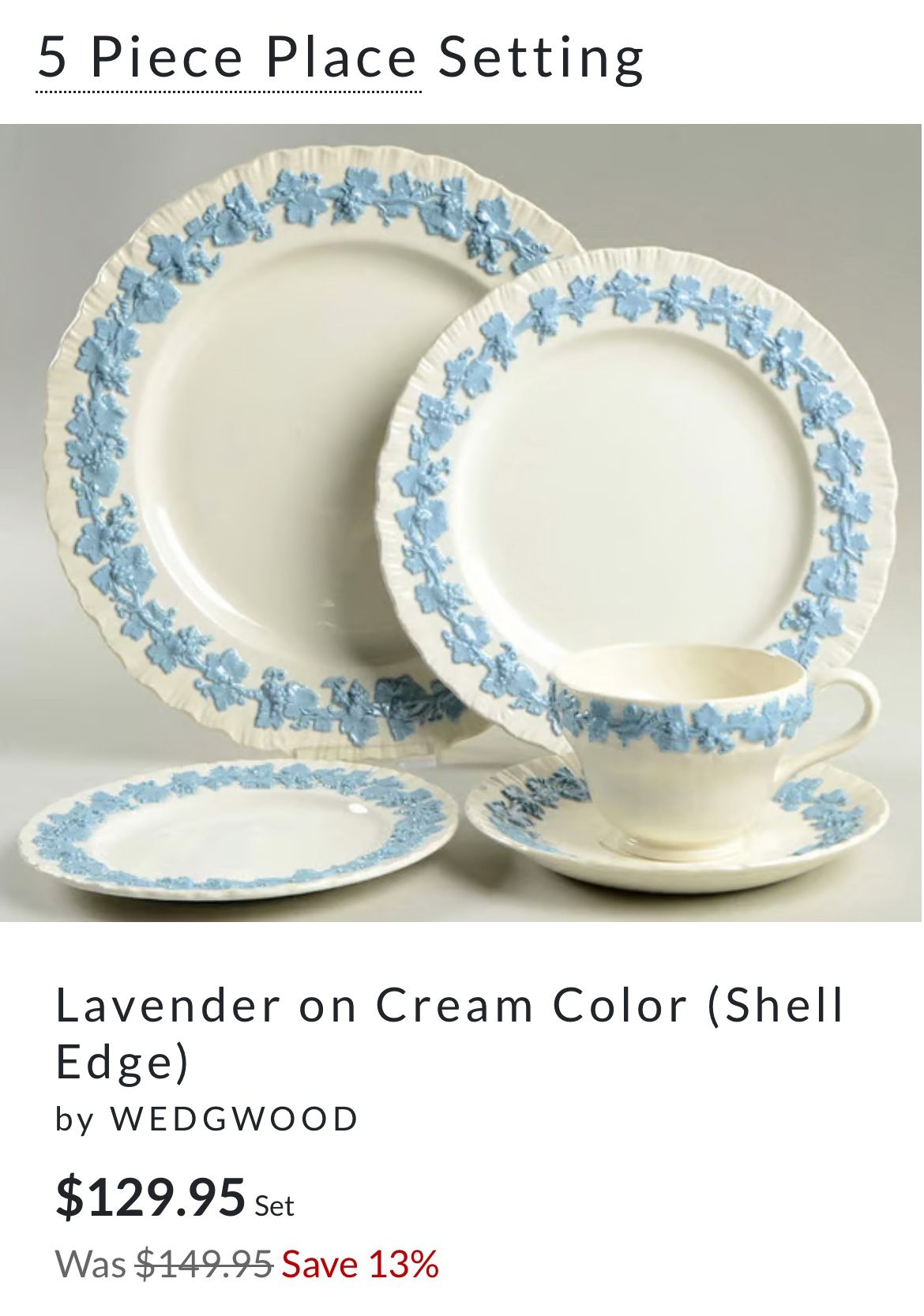 Wedgewood China