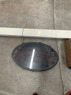 Open sign