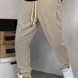 Mens Cotton Training Slim Fit Cargo Joggers Sports Stretch Tech Chino Pants *NEW*