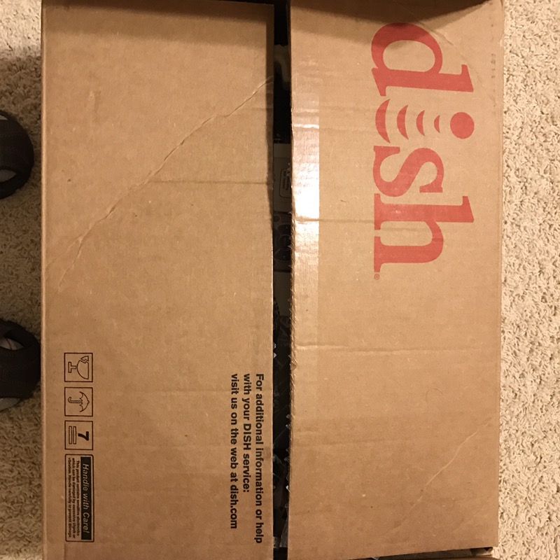 Dual Dish box for high and standard definition (2 TVs)