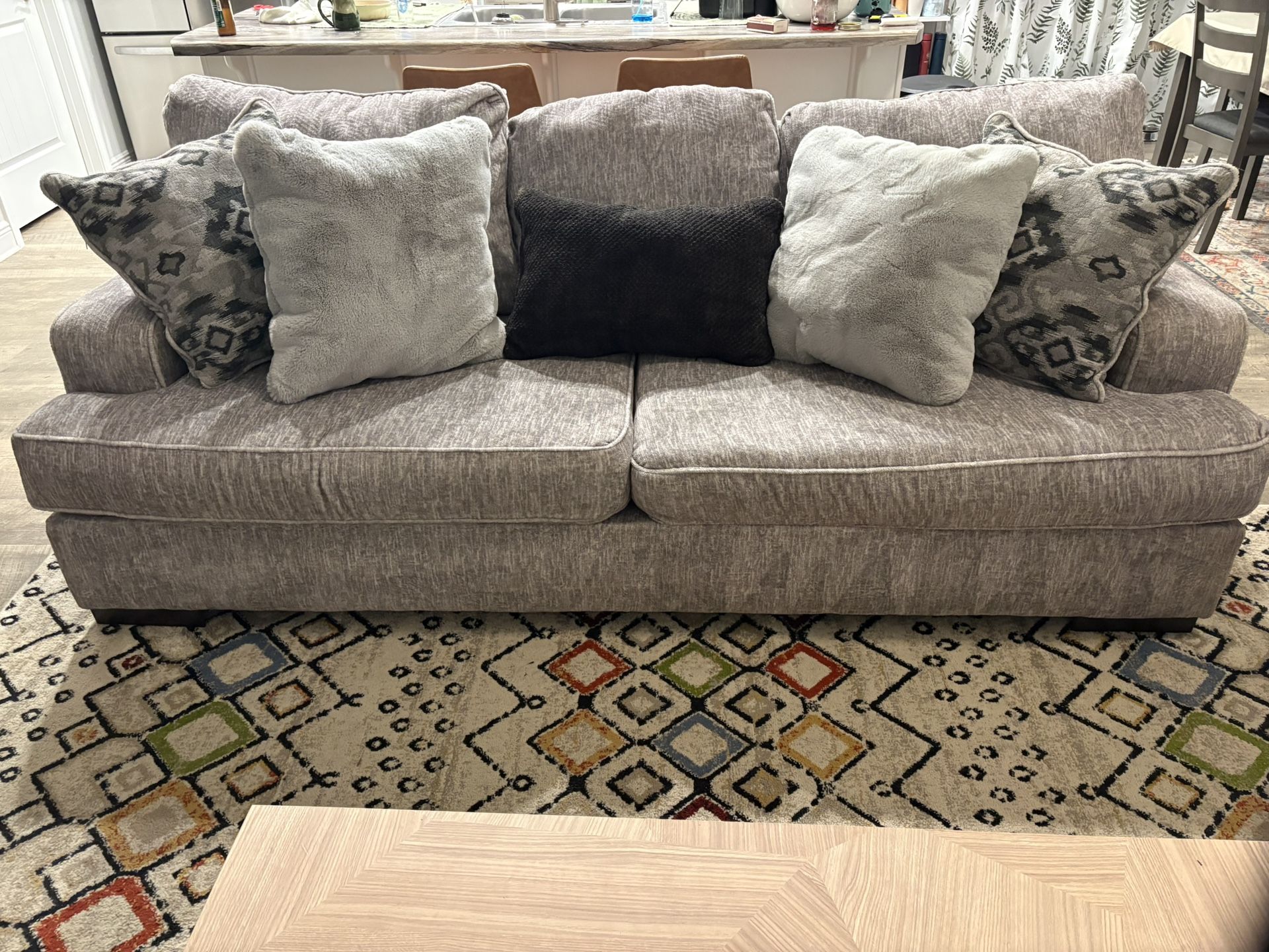 Sofa and loveseat