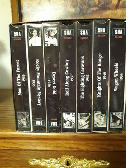 Zane Grey VHS Collection