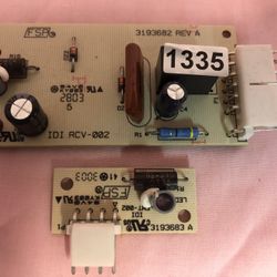 Whirlpool Refrigerator Ice Optic Board Set  Part # (contact info removed) (contact info removed) both Rev.A Brand New 