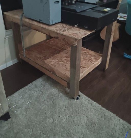 Workbench  Outfeed Table Craft Cart