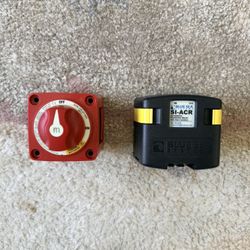 Blue Sea 7610 SI-ACR + 6011 Dual Circuit Battery Switch – Marine Dual Battery Kit
