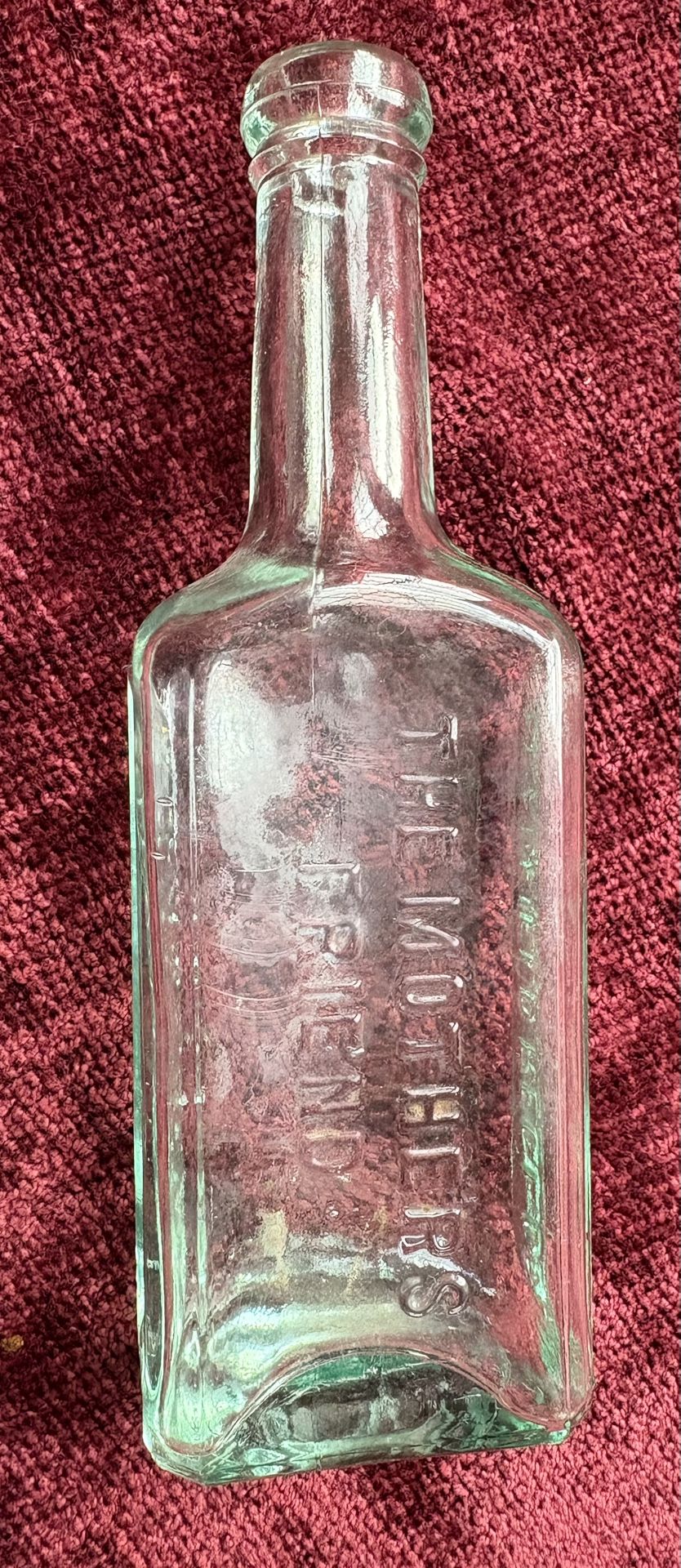 2 Antique Medicine Bottles The Mother's Friend GA & Dr. A Boschee's German Syrup