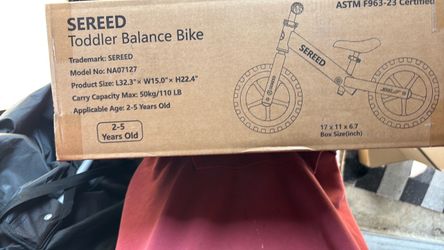 SEREED Toddler Balance Bike Ages 2-5