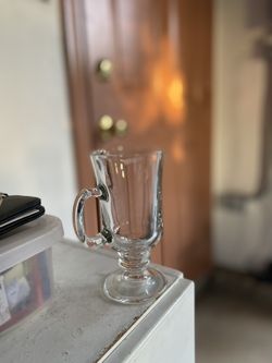 Glass Irish Coffee Mugs $2.5 OBO