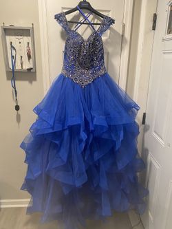 Royal Blue Formal Dress (prom, ball, party) Need Gone