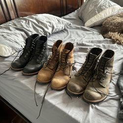 Red Wing Iron Ranger Size 8.5 Fits Like 9.5-10