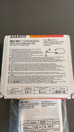 MIC-KEY feeding Extension