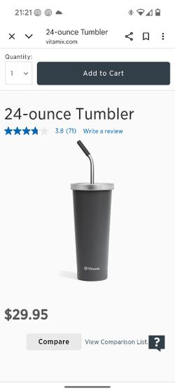 Pair Of Vitamix 24 Oz Tumblers