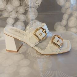 Cute Buckle Slide Ons